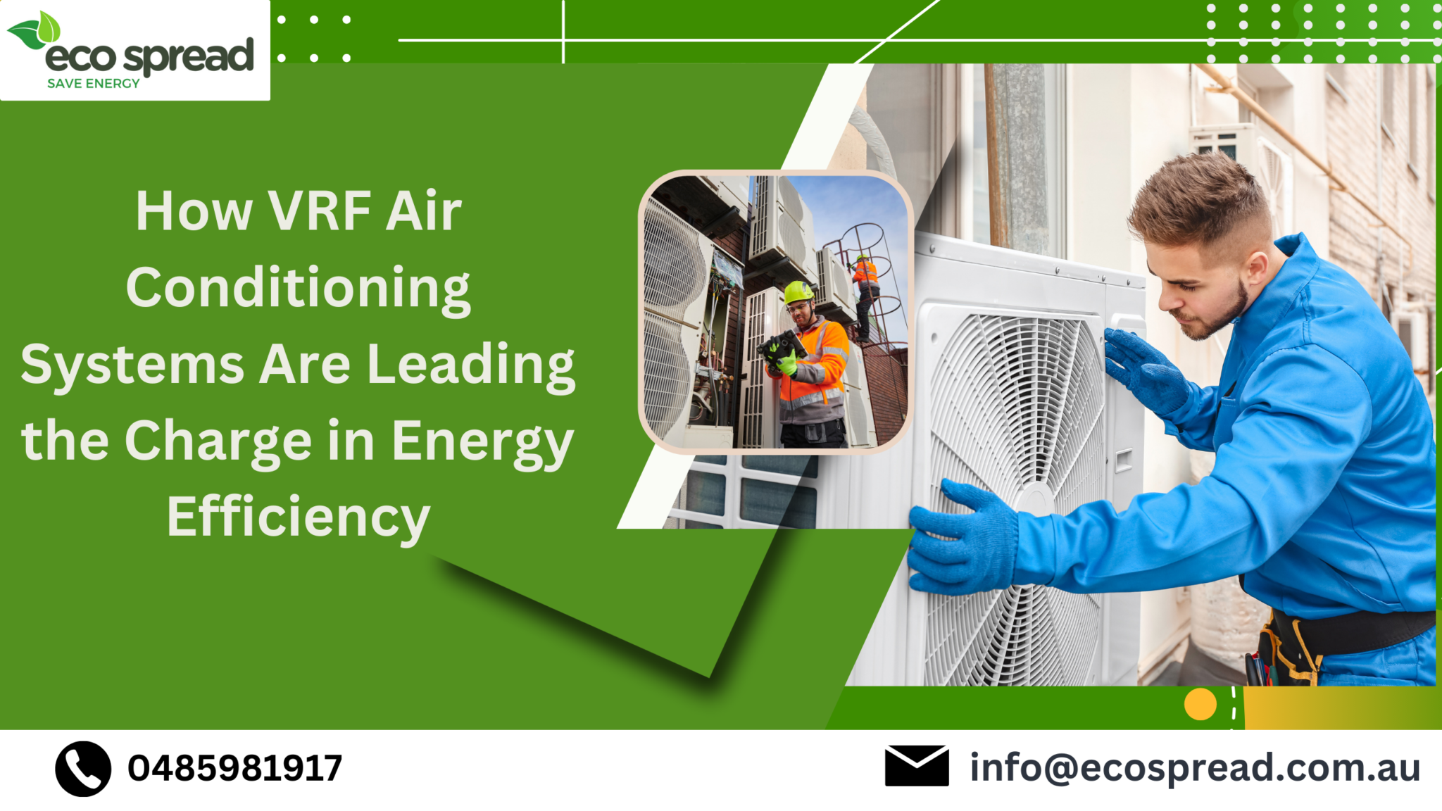 VRF Air Conditioning Systems Leading the Charge in energy saving